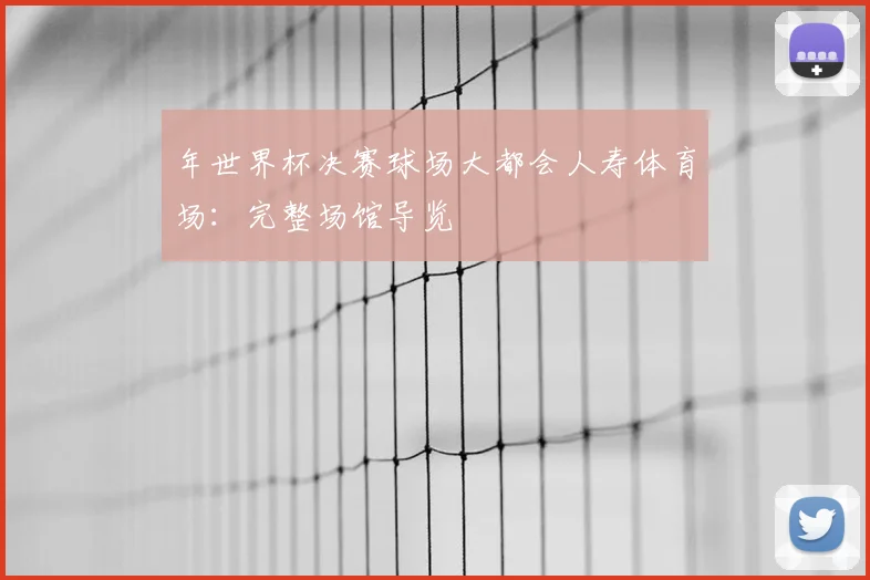 年世界杯决赛球场大都会人寿体育场：完整场馆导览