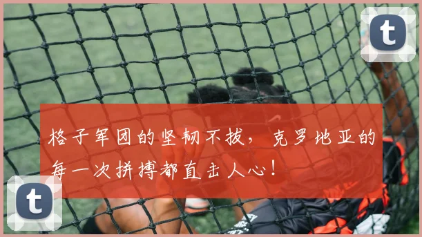 格子军团的坚韧不拔,克罗地亚的每一次拼搏都直击人心!